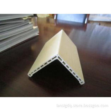 Home PVC Wood Plastic Composite WPC Corner Protector , Cust